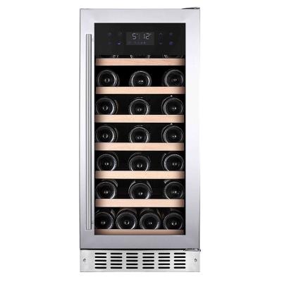 China Top Rated Hotel Vinopro 91L 37 Bottle Cooling System Compressor Wine Cooler with Electric Smart Control Wine Fridge for sale