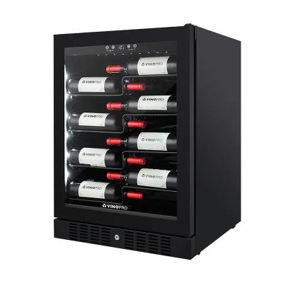 China Hotel Vinopro Factory Built In 40 Bottle Single Zone Wine Cooler With Compressor Mini Wine Fridge For Hotel Home Office for sale