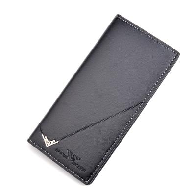 China New Fashion Waterproof Men Wallet PU Leather Long Purse Handbags For Male Luxury Brand Zipper Men Grabs Wallet for sale