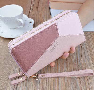 China New Waterproof Hot Double Zipper Wallet Mobile Bag for sale