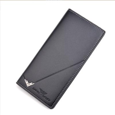 China Hot Selling Wholesale Waterproof Men's PU Leather Wallet Long Business Man Wallet Zipper Wallet for sale