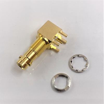 China audio & KUNTTDA 6G/12G 4K/8K UHD BNC Video PCB Right Angle Connector 75 OHm.gold Plated for sale