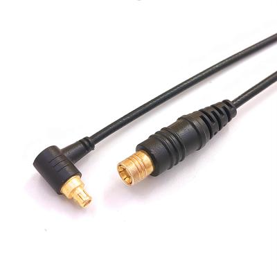 China 75Î © Molded Cable MCX SMB Male To Right Angle Male For Microwave RG174 150mm for sale