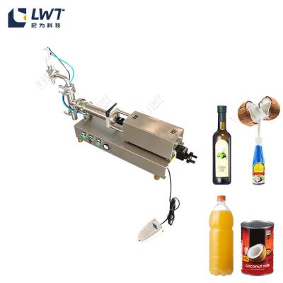 China Pure pneumatic floor-standing liquid filling machine for sale