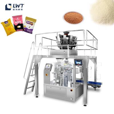 Chine Machine d'emballage en poudre de café lait préfabriqué sac fermeture à glissière Doypack épices alimentaires Pouch Machine d'emballage multifonction à vendre