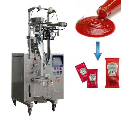 Cina Leadworld Pasta di pomodoro automatica Macchina di imballaggio per riempimento di sacchetti liquidi Macchina di imballaggio di salsa a forma di sacchetto in vendita