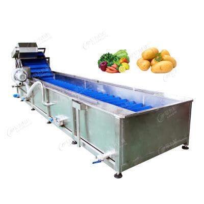 China Leadworld Groenten- en fruitreinigingsmachine Aardappelenwasmachine Te koop