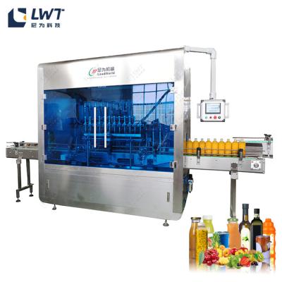 China Equipo de llenado de pasta de 12 cabezas de Leadworld máquina de llenado de salsa totalmente automática en venta