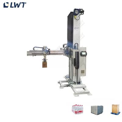 China Máquina de paletização automática de caixa de coluna única Máquina de paletização à venda