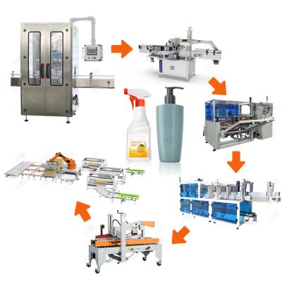 Cina Auto Filling Production Lines for Bottle Production and Weighing System in vendita