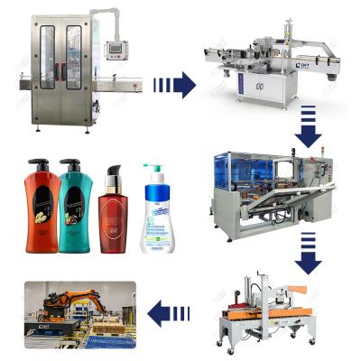 China Clamping Type Shampoo Bottle Filler for Auto Weighing Filling System for sale