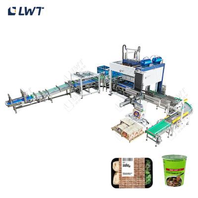 China High Capacity Pro Cooked Food Production Line Lunch Box Production Line Equipment CE for sale