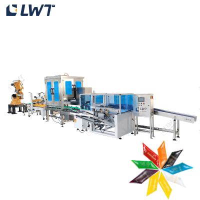 China Tomato Sauce In Slanted Bag Production Line Bag Food Packaging Line for sale