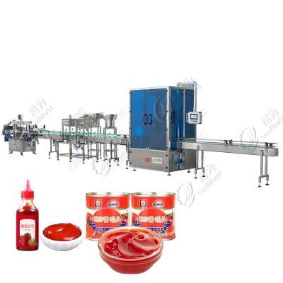 China Máquina de procesamiento de pasta de tomate de 1500 KG Leadworld Maquina de llenado de miel con salsa de chilli en venta