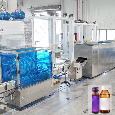 Cina SUS304 6000BPH 30 ml Lini di produzione di riempimento di sciroppo Macchina di riempimento liquido CE in vendita