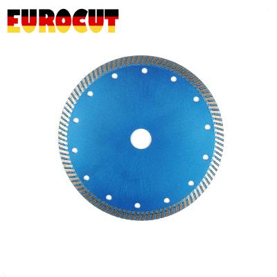 China Hot Pressed Agglomerated Tile 7/8IN Ceramic Diamond Saw Blade Circular Wheel Cutting Disc Marble for sale