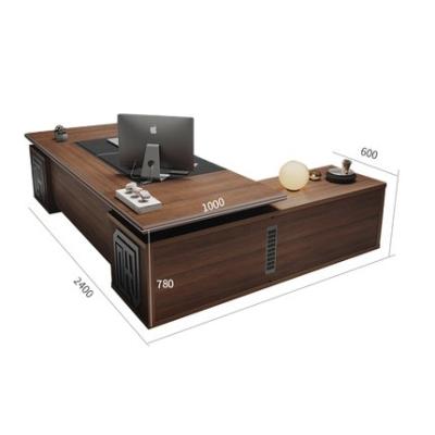 China Other Luxury Modern CEO Office Manager Office Table Boss Desk Executive Office Wooden MDF Office Furniture for sale