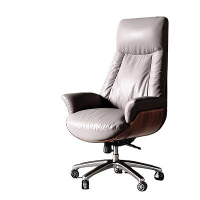 China PU Luxury Office Executive Office Leather High Back Swivel Chairs Swivel Boss Chairs President Chair for sale