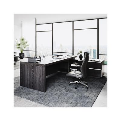 China Other Boss Executive Office Furniture Desk With Modern Simple Wood Cabinet Desk Table for sale