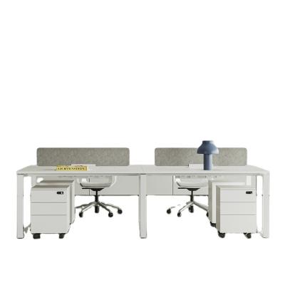 China Modern simple modern office 2/4/6 seat office table computer table and game table for sale