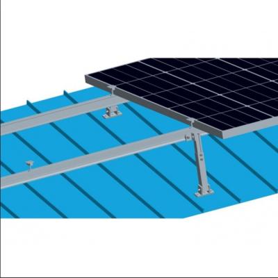 China Home Installation Adjustable Solar Mounting Bracket On Metal Roof Sheet For Solar Power System Home for sale