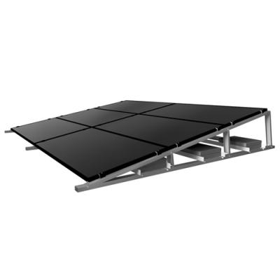 China Commercial Solar Ballast Roof Mount Triangular Solar Panel Flat Roof Brackets for sale