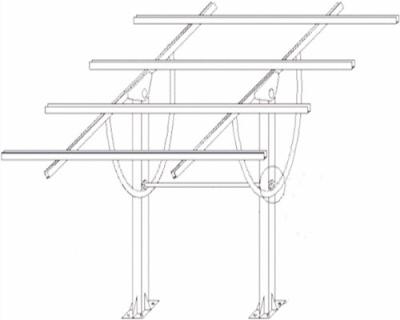 China New Design Commercial High Quality Rotating Solar Panel Bracket for sale