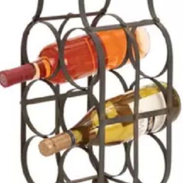 China Modern Simple Stainless Steel With Customized Color Offer Different Kinds Of Wine Racks for sale