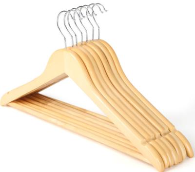 China China Wholesale Custom Made Morden Free Sample Hangers Wooden Clothes Coat Hanger For Wholesale for sale