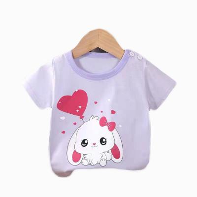 China Factory Direct Sale 100% OEM Print Cotton Kids Breathable High Quality Casual T-shirts 2021 for sale