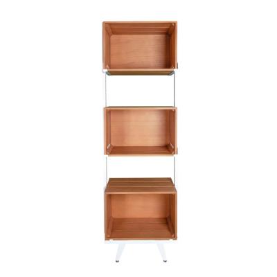 China Custom Merchandise Display Cabinet W54cm Deploying On Legs H180cm Cabinet Display Rack Retail Store Shelves for sale