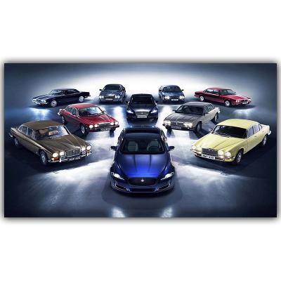 China Modern Cool Abstract Car Canvas Painting Car Pictures Car Posters Wall Art For Living Room Home Decor (No Frame) for sale