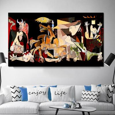 China Abstract Abstract Canvas Paintings By Famous Picasso Reproductions Print On Canvas Wall Art For Living Room Home Decor (No Frame) for sale