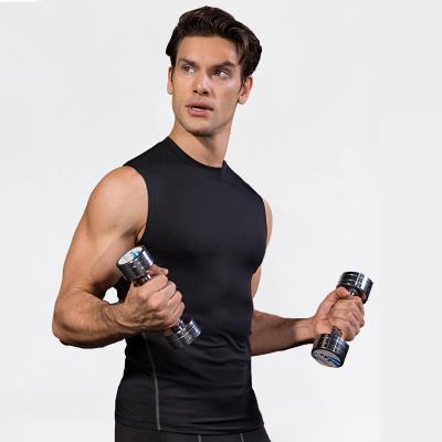 China Compression Sports Bodybuilding Gym Breathable High Quality Running Quick Dry Vest For Man for sale