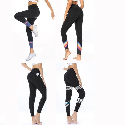 China Breathable Women 4 Style Sport Skinny Breathable Gym Gaiters Yoga Seamless Pants for sale