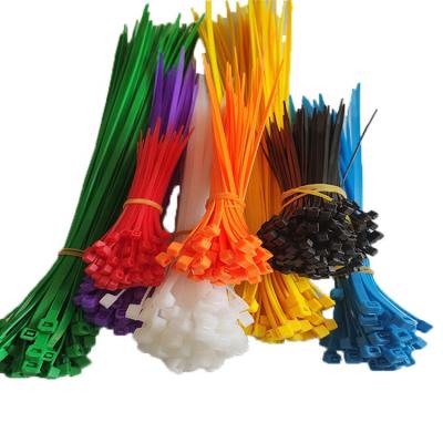 China Former using 8 inch plastic cable ties, 5*250*300 black white 66 color nylon zip ties for sale