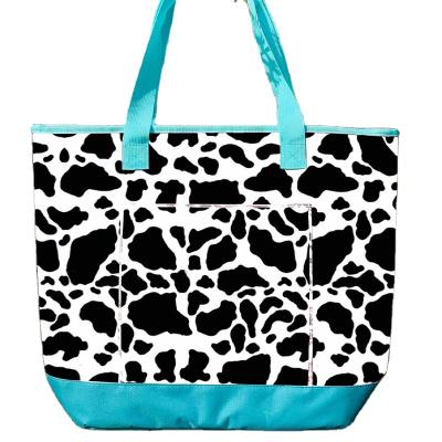 China 2021 Newest High Quality Waterproof Women's Coolers Bag Heat Preservation Leopard Tote Bags for sale