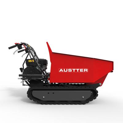 China Hot Sale Farms Ducar /Lifan /Loncin /Briggs and Stratton Gasoline Engine Powered 500Kg Load Capacity China Crawler Mini Dumper for sale