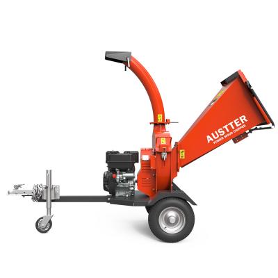 China Farms TUV Rhineland (MD/EMC/NOISE) CE Approved 15HP 420cc Gasoline Engine Powered Wood Chipper Shredder Machine for sale