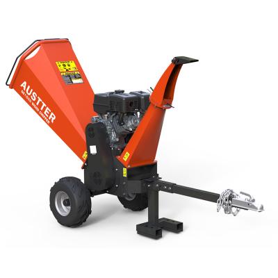 China Farms Euro-V State /EPA Approved 12MM Diameter 15Hp 420CC Gasoline Engine Chipper Wood Shredder for sale