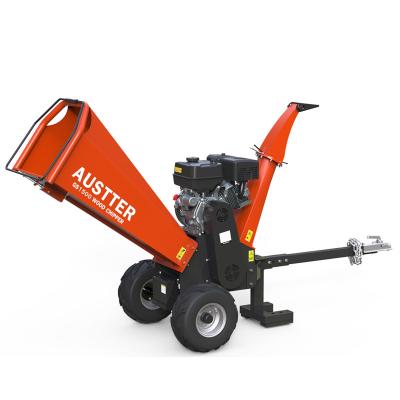 China Farms Self Fueling 15HP 420CC Ducar /Loncin /Briggs and Stratton Gasoline Engine Powered Forest Machinery Wood Chipper for sale