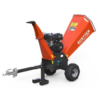 China Cultivate Hot Selling Household Gardening Tool Drum Cutting Type Log Leaf Chipper Shredder Powered By Gasoline Engine for sale