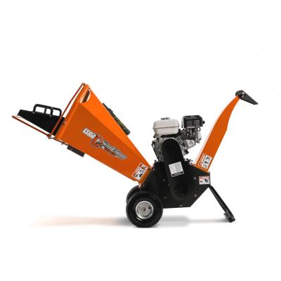 China Farms TUV Rhineland CE /EUIPO Patent Approved 6.5HP LONCIN Gasoline Engine Power Mobile Small Wood Chipper Shredder for sale