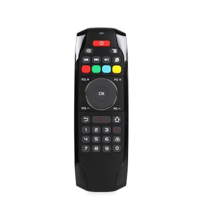 China 2.4G Wireless Air Mouse Mini Keyboard TV High Quality Backlit Fly Air Remote Control Mouse With IR Learning Gyro Function Hot Remote Controller for sale