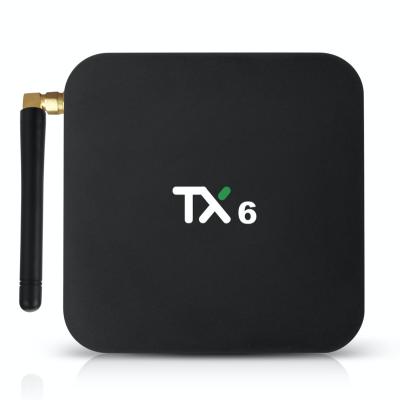 China Tanix TX6 TV box voice quad core android set top box with android 9.0 wifi support netflix youtube games iptv TX6 channel for sale