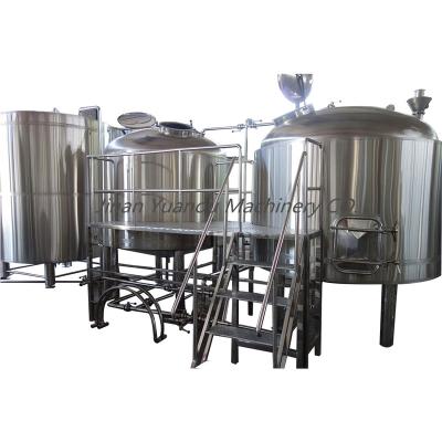 China Beer Brewing Microbrewery 2000L Craft Beer Brewing Equipment Jacket Top Beer Fermenter for sale