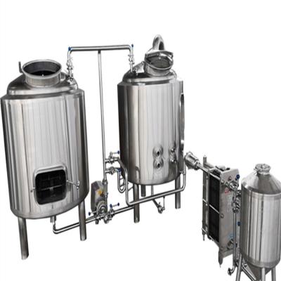 China Hotels Stainless Steel 50l Beer Home Brewery Barrel Equipment / Brew Boiler Pot for sale