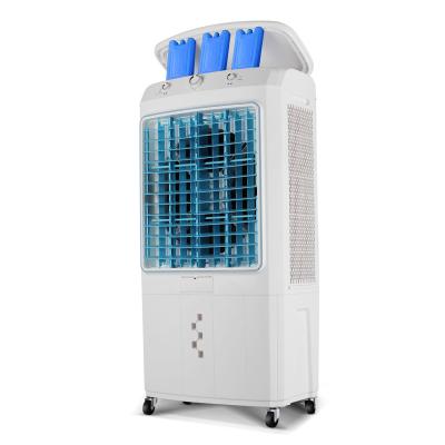 China Hotel Factory Manufacture AC Evaporative Floor Air Cooler Industrial 60L Air Conditioner Commercial Use Customized for sale