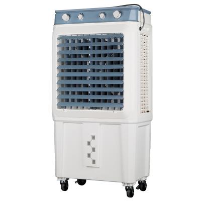 China With Glass Cover and 3 Sides 42L Filters Low Noise Portable Water Air Cooler Water Tank Cooler Cold Room Experience Floor Stand for sale