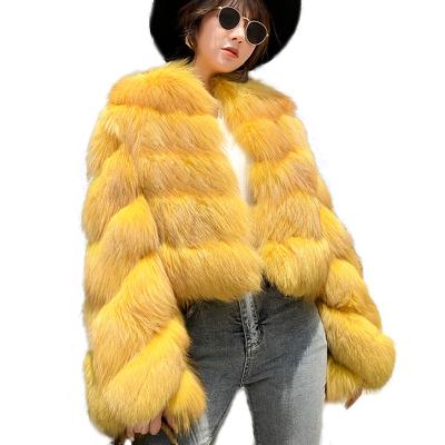 China Women's Luxury Short Fur Coat Outerwear Clothing Winter Anti-Shrink Handmade Fur Jacket Ladies Jacket for sale